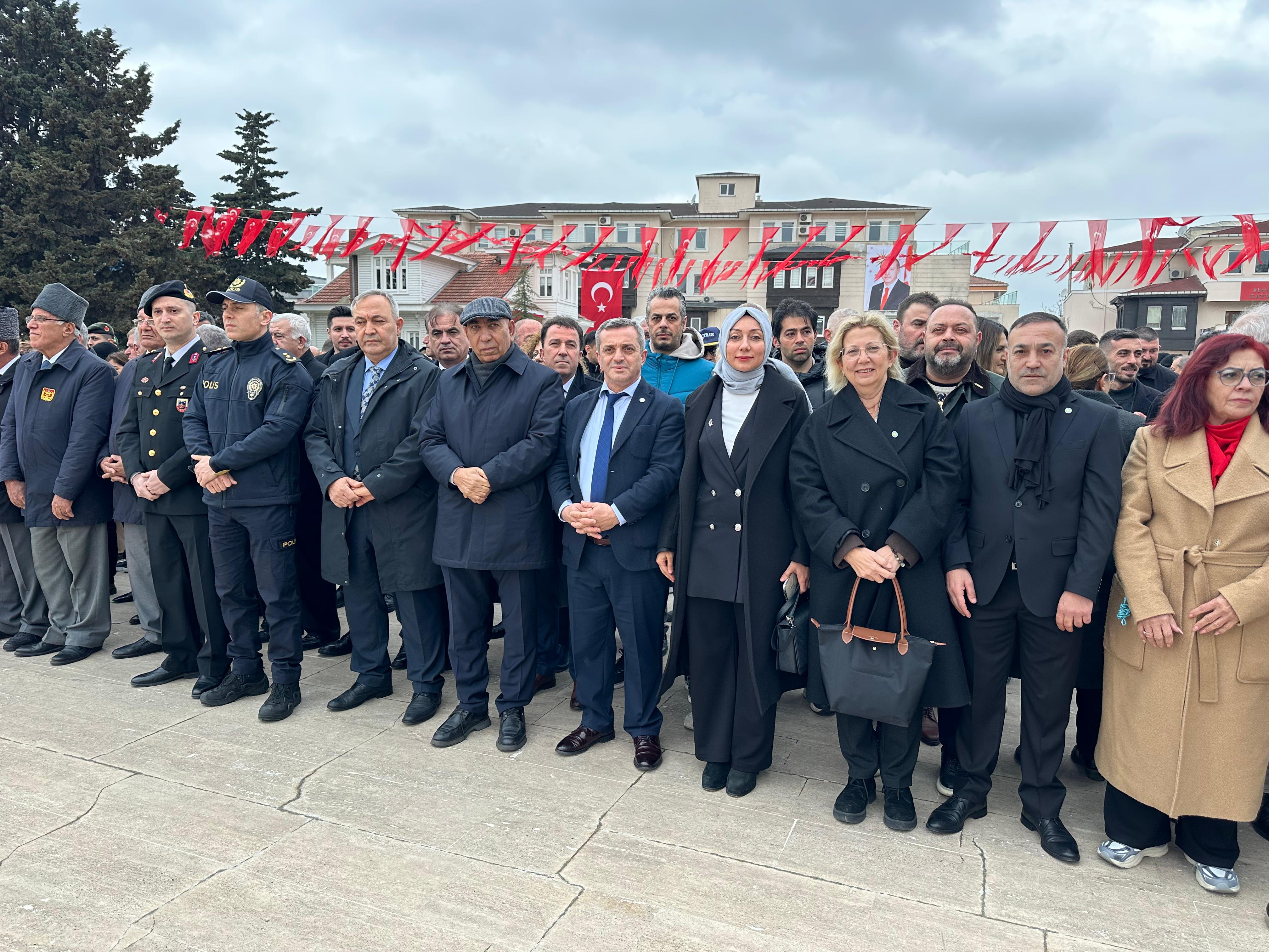 Büyükçekmece’de 18 Mart Çanakkale Deniz Zaferi Törenine Yoğun Katılım