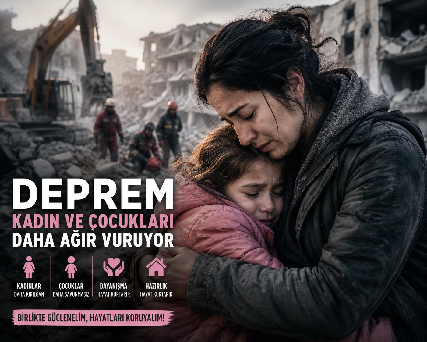 Deprem Kadın Çocuk