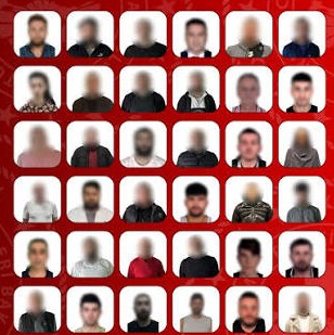 16’SI KIRMIZI BÜLTENLE ARANAN 60 FİRARİ TÜRKİYE’YE GETİRİLDİ