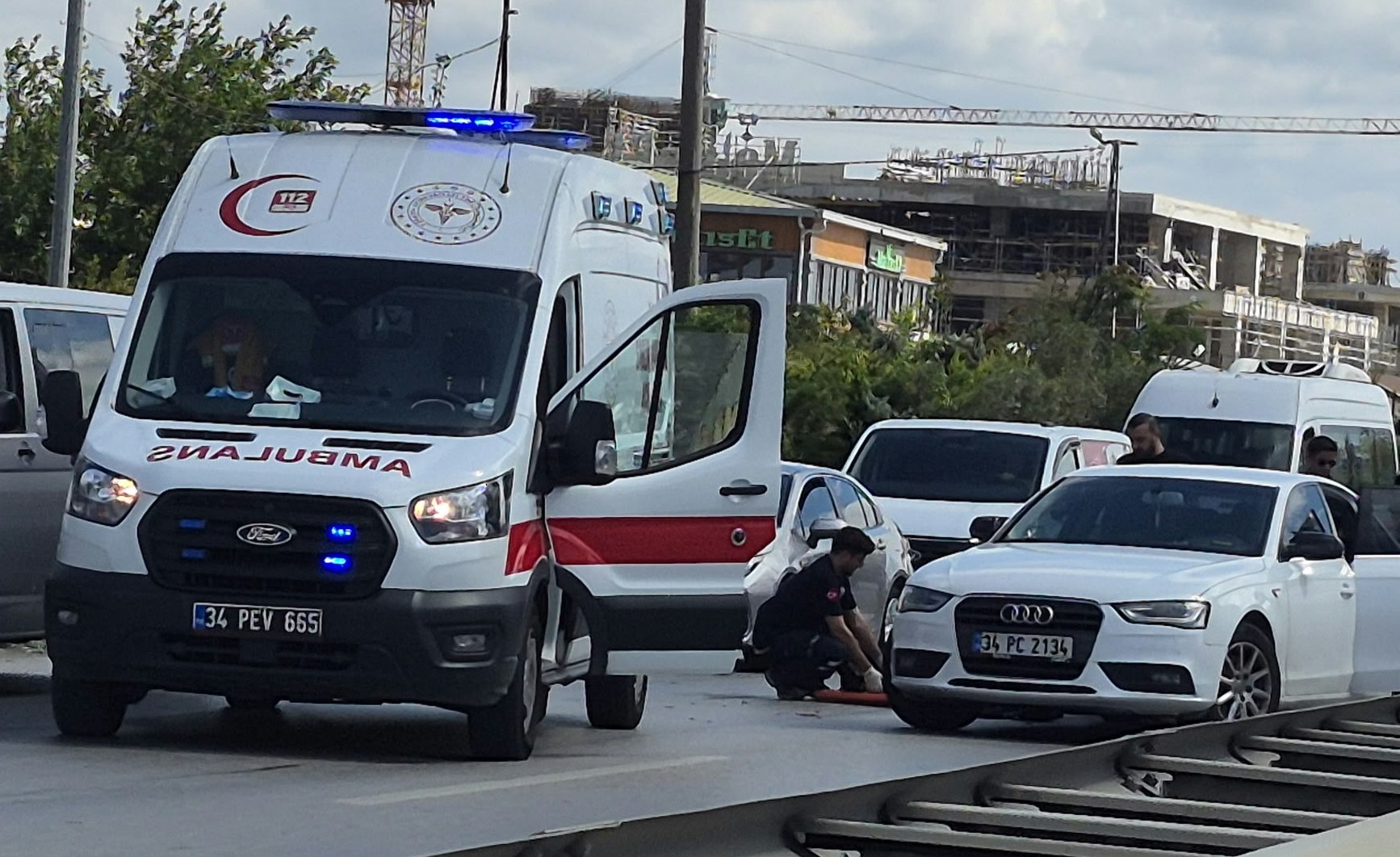 Kumburgaz motosiklet kazası: Silivri yönünde sürücü yaralandı