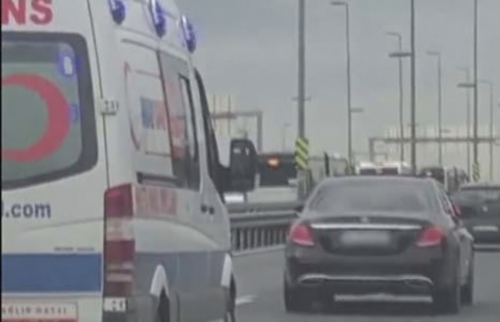 Beylikdüzü’nde ambulansa yol vermeyen sürücüye 46 bin lira ceza